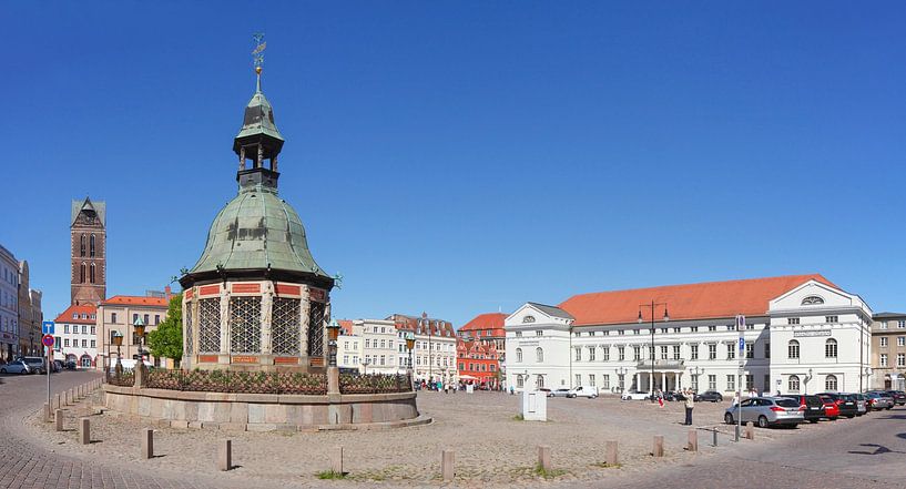 Market place, Wismar by Torsten Krüger