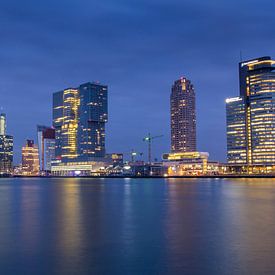 Rotterdam Skyline @ Night van Jack Tet