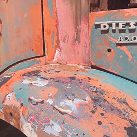 Dreams of the past. Diesel truck. by Mirna van Henten