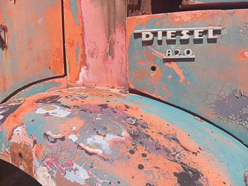 Dreams of the past. Diesel truck.