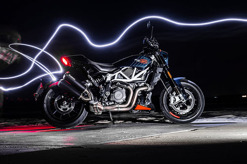 Indian FTR Light Trails