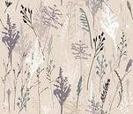 Pattern Wild Grasses - Sand by Yvonne Warmerdam thumbnail