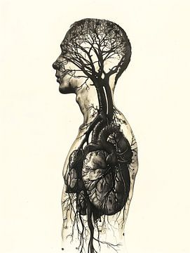 The connection between human anatomy and nature by Luc de Zeeuw