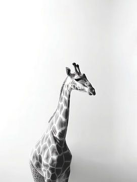 Girafe majestueuse sur Eva Lee