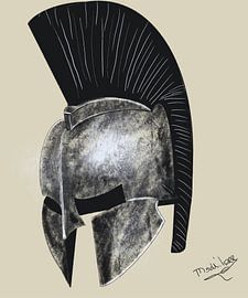 Strijdhelm sur Monique Schilder