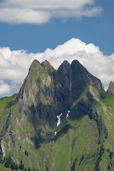 de Höfats in de Allgäuer Alpen van Walter G. Allgöwer