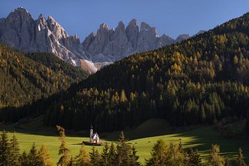 San Giovanni church in Val di Funes valley