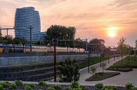 Zonsondergang Station Europapark van Frenk Volt thumbnail