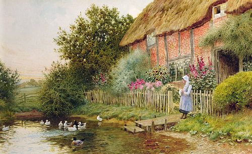 Arthur Claude Strachan,Een rustieke retraite