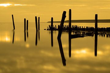 Coucher de soleil sur Texel sur Antwan Janssen