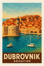 Dubrovnik - muren, zee en mediterraan licht
