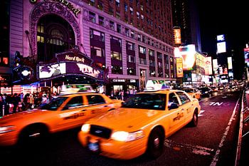 Times Square Yellow Cabs New York