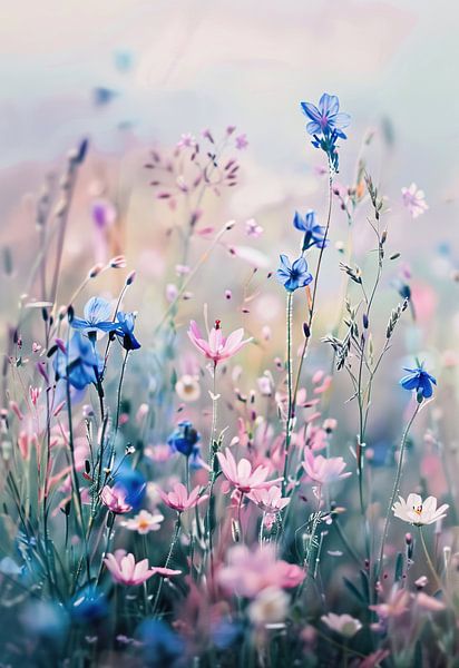 Cheerful Flower Painting for Garden by Flower Studio