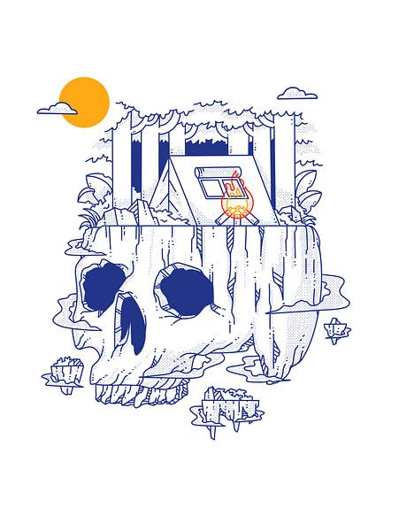 Skull Campout by Artthree
