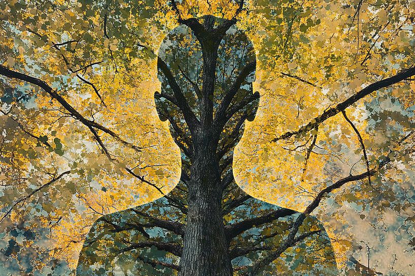 arbre de vie l'homme et la foret par Egon Zitter