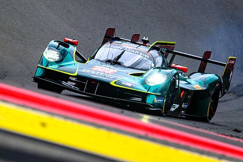 De Aston Martin Valkyrie-hypercar op Spa-Francorchamps