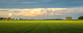 Light and clouds over Friesland by Hilda Weges