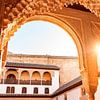 Nasrid palaces in the Alhambra, Granada (Spain) by Melissa Peltenburg