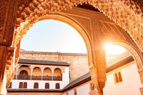 Nasrid-paleizen in het Alhambra, Granada (Spanje)