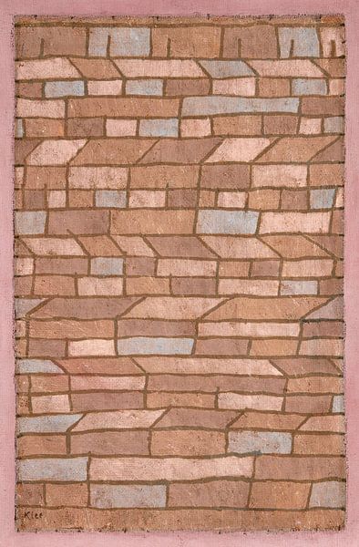 Kasernensiedlung (1932) Gemälde von Paul Klee von Studio POPPY