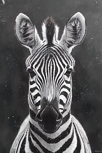 Elegantes Zebra