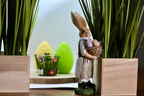 An Easter atmosphere amidst the greenery