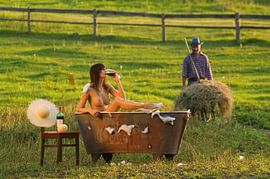 Farmer has wife I by Jörg B. Schubert