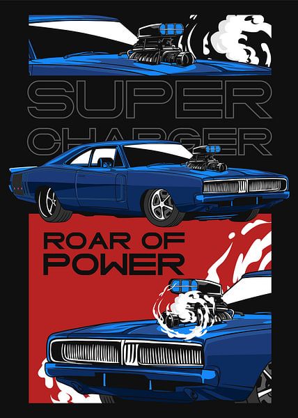 Dodge Charger RT Muscle Car von Adam Khabibi
