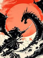 Samurai vs Dragon