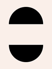 Circles. Retro 1920s vintage geometric shape No. 8 by Dina Dankers