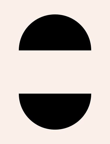 Cirkels. Retro jaren 20 vintage geometrische vorm Nr. 8