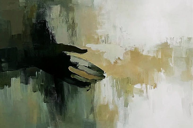Abstract hands with soft colours by Imperial Art House