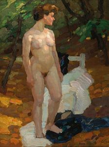 Leo Putz - Stehender Akt