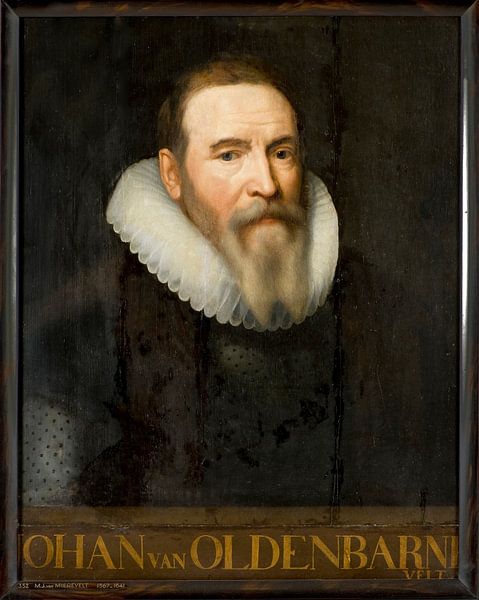 Porträt von Johan van Oldenbarnevelt (Name auf dem Bild) von Creative Masters