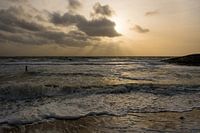Wind, zee en golven  in Vlissingen, Zeeland
