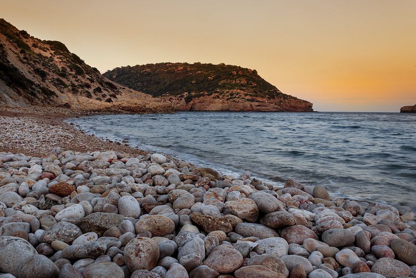 Strand in Spanien bei Sonnenuntergang von Erik Groen