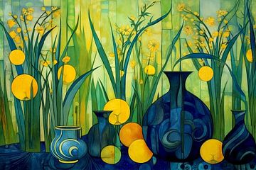 Mysterious Dance | Modern Still Life by Eye catching paintings