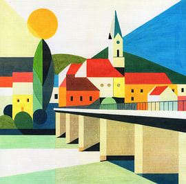 Passau, motief 4 van zam art