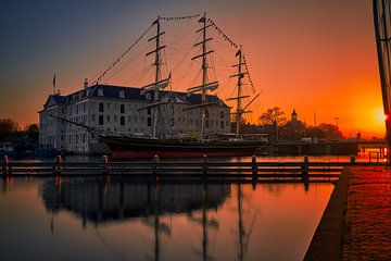 Foto vom Oosterdok und dem Scheepvaartmuseum in Amsterdam, 20 von Amsterdam.Photos