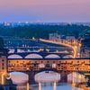 Pont du Ponte Vecchio, Florence, Italie sur Henk Meijer Photography