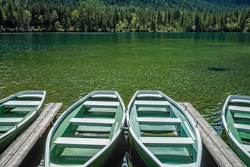 Bateaux au lac Hintersee