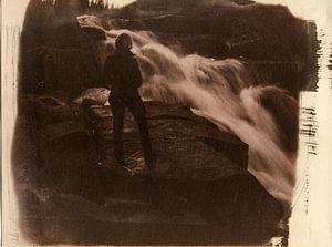 Ilsestein-Wasserfall im Harz, Deutschland