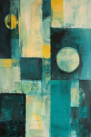 Harmonious geometry in soft tones by Poster Art Shop