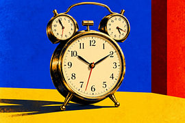 Le poids du temps : réveil rétro
