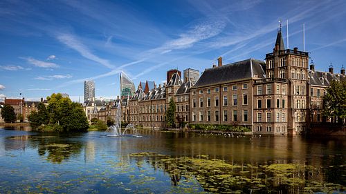 Hofvijver en Binnenhof, Den Haag, Nederland