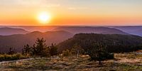 Blick von der Hornisgrinde über den Schwarzwald