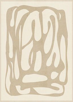 Moderne abstracte kunst 89 van ThingDesign