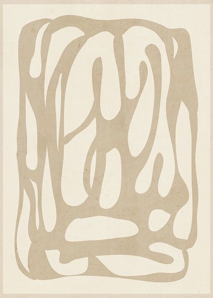 Moderne abstracte kunst 89 van ThingDesign 