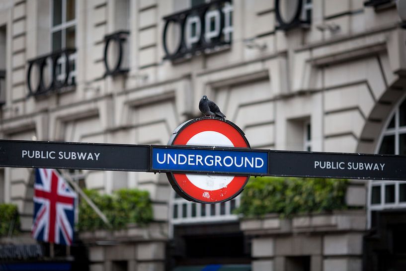 Underground in Londen van Roy Poots