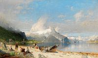 Een zomerdag bij het fjord, Georg Anton Rasmussen van Meesterlijcke Meesters thumbnail